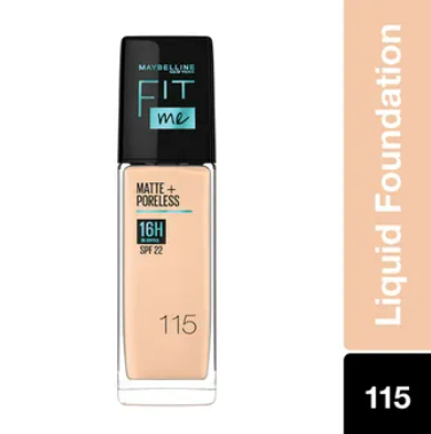 Maybelline New York Fit Me Matte+Poreless Liquid Foundation